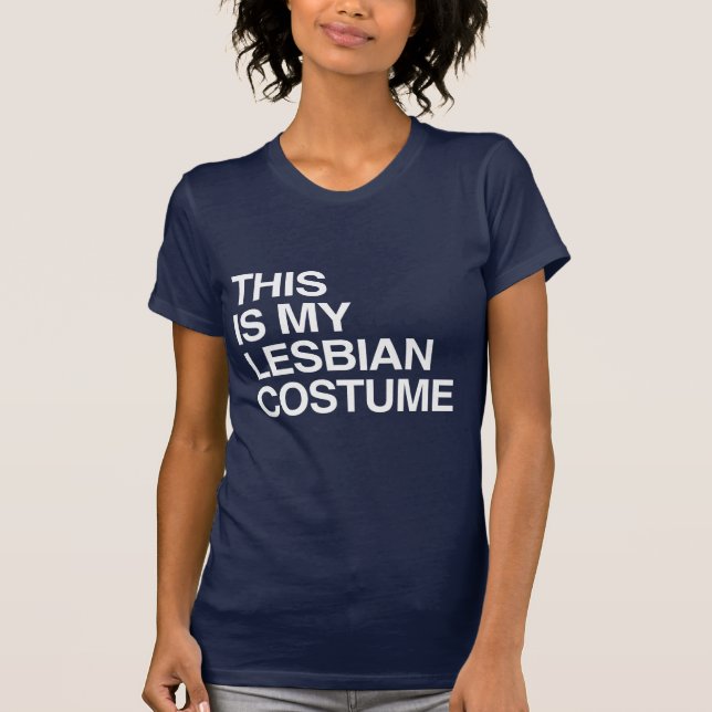 CAMISETA ÉSTE ES MI TRAJE LESBIANO DE HALLOWEEN (Anverso)