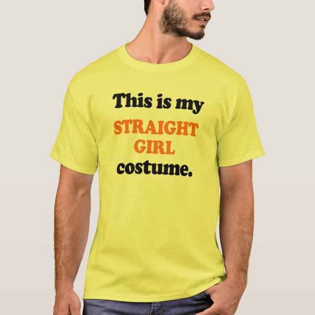 Camiseta Éste es mi traje recto del chica (Anverso)
