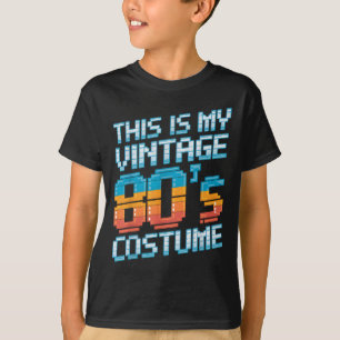 Camiseta Este es mi traje vintage de moda de los años 80