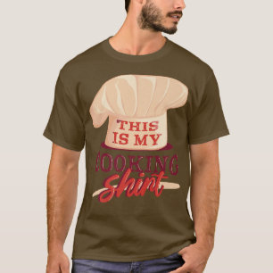 Camiseta Este es mi uniforme de cocina