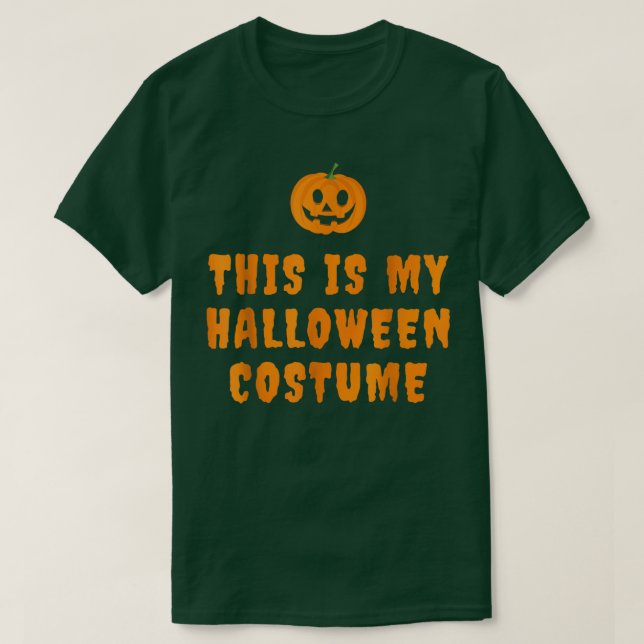 Camiseta Este es mi vago disfraz de halloween con Jack o La (Diseño del anverso)