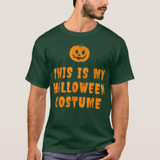 Camiseta Este es mi vago disfraz de halloween con Jack o La