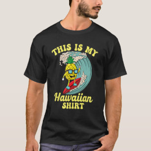Camiseta Este es mi verano tiki hawaiano