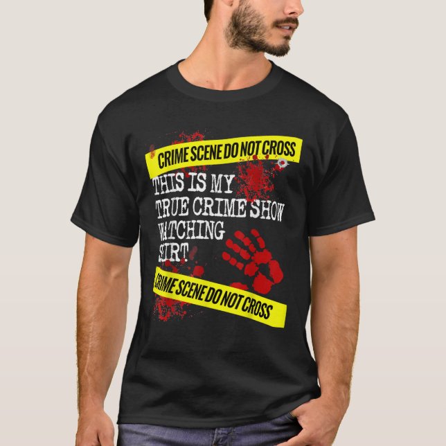 Camiseta Este es mi verdadero programa de crímenes viendo l (Anverso)