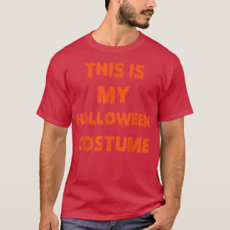 Camiseta Este Es Mi Vestido De Halloween Hombres Mujeres Ni