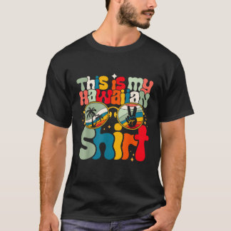 Camiseta Este Es Mi Vestido De Luau Tropical De Camisas Haw