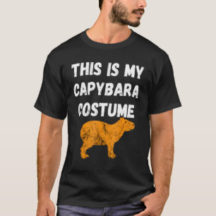 Camiseta Este Es Mi Vestido De Roedor De Agua Capibara