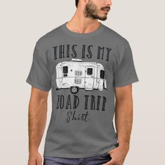 Camiseta Este es mi viaje por carretera Feliz día de campin