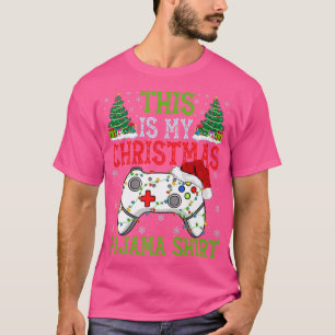 Camiseta Este Es Mi Videojuego De Navidades Pajama Gamer Sa
