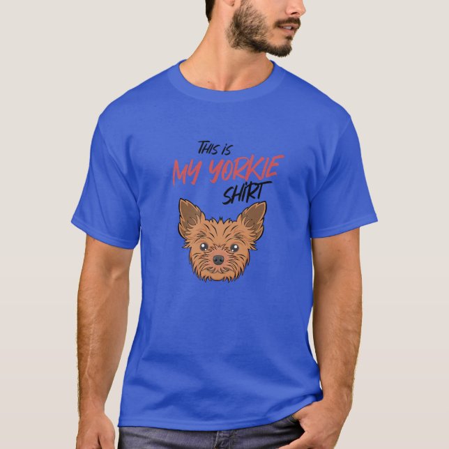 Camiseta Este Es Mi Yorkie Funny Dog Owner Yorkshire (Anverso)
