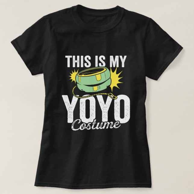Camiseta Este es mi Yoyo Costume Yoyo Diseño Niños Chicas Y (Diseño del anverso)