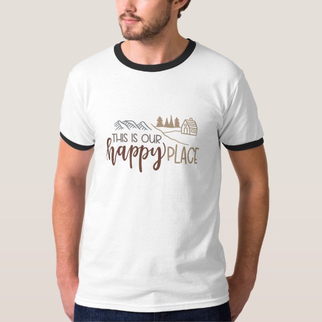 Camiseta Este es nuestro lugar feliz (Anverso)