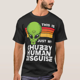 Camiseta Este es solo mi disfraz humano chupby gracioso A