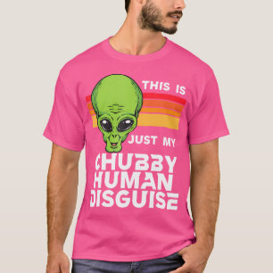 Camiseta Este Es Sólo Mi Divertido Humano Chubby Gracioso A