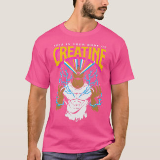 Camiseta Este Es Tu Cuerpo En Creatine Workout Gym Cumpleañ