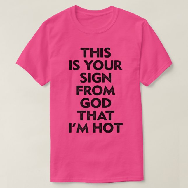 Camiseta Este es tu Rótulo de Dios que soy Hot Premium T- (Diseño del anverso)