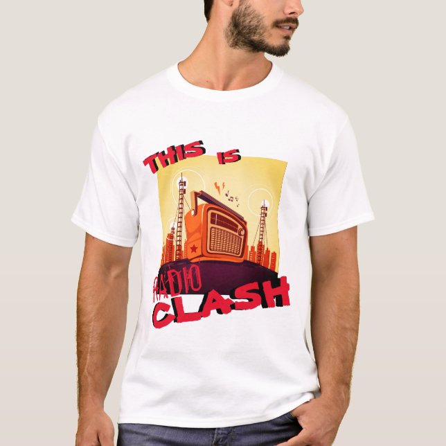 CAMISETA 'ESTE ES UN CHOQUE DE RADIO' - (Anverso)