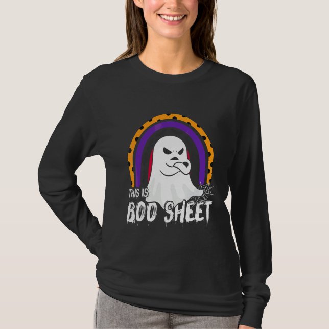 Camiseta Este es un disfraz de Halloween retro fantasma de  (Anverso)