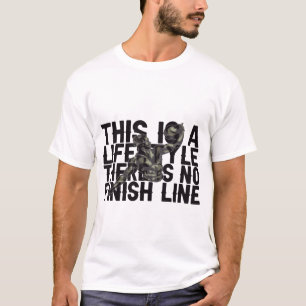 Camiseta Este es un estilo de vida No hay Gimnasio de línea