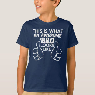 Camiseta Éste es un qué Bro impresionante parece - los