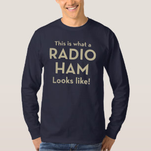 Camiseta ¡Éste es un qué jamón de radio parece!