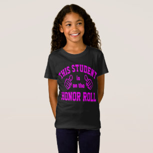Camiseta Este estudiante está en la lista de honor