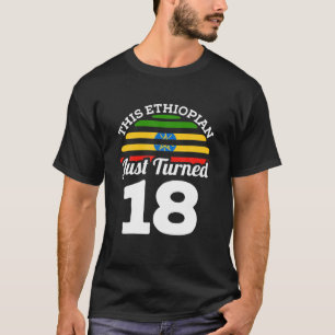 Camiseta Este Etíope Acaba De Cumplir 18 Años En Etiopía