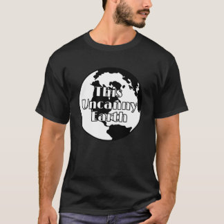 Camiseta Este extraño tee negro de la bolsa de la Tierra