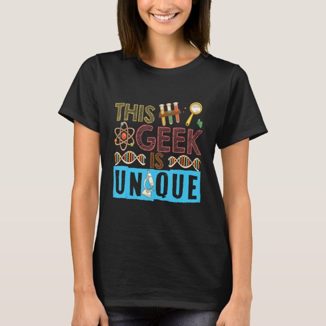Camiseta Este geek es una fiesta de cumpleaños temática de  (Anverso)