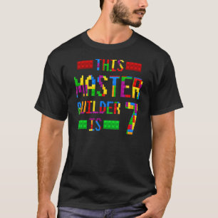 Camiseta Este Generador Maestro De 7 Años Nacido En 2015 Sé