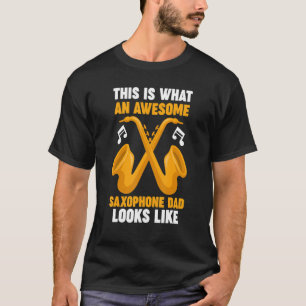 Camiseta este gorra impresionante saxofón papá saxofón musi