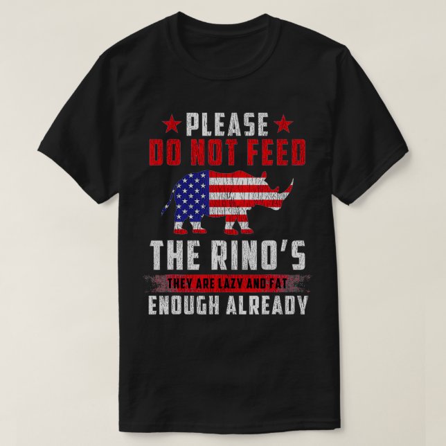 Camiseta Este Gracioso Republicano Anti RINO Sólo En Su Nom (Diseño del anverso)