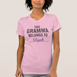 Camiseta Este Gramma pertenece a ........