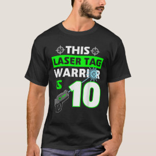 Camiseta Este Guerrero de Etiquetas Láser es 10 divertidos