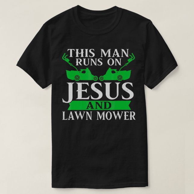 Camiseta Este Hombre Corre Sobre Jesús Y El Rángulo De Césp (Diseño del anverso)