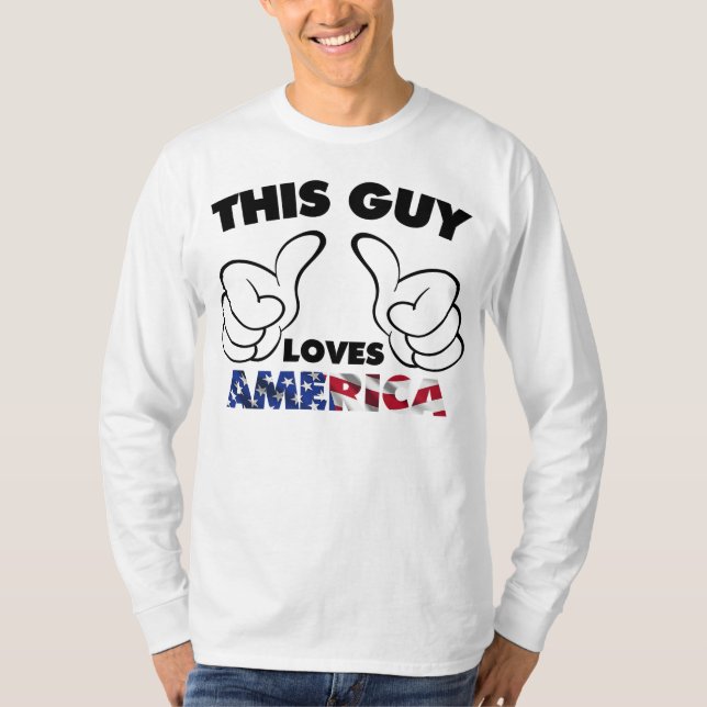 Camiseta Este individuo ama América (Anverso)