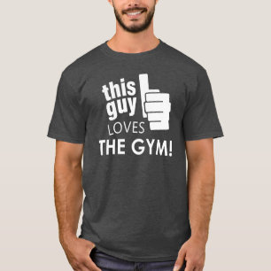 Camiseta ¡Este individuo ama el gimnasio!