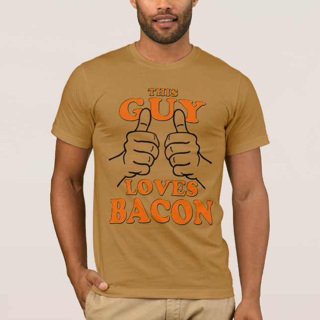 Camiseta Este individuo ama el TOCINO (Anverso)