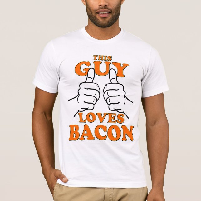 Camiseta Este individuo ama el TOCINO (Anverso)