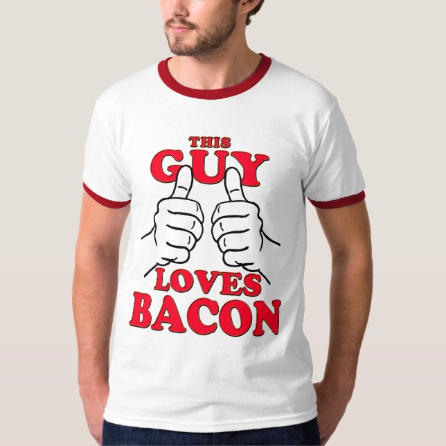 Camiseta Este individuo ama el TOCINO (Anverso)