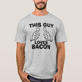 Camiseta Este individuo ama frase del tocino