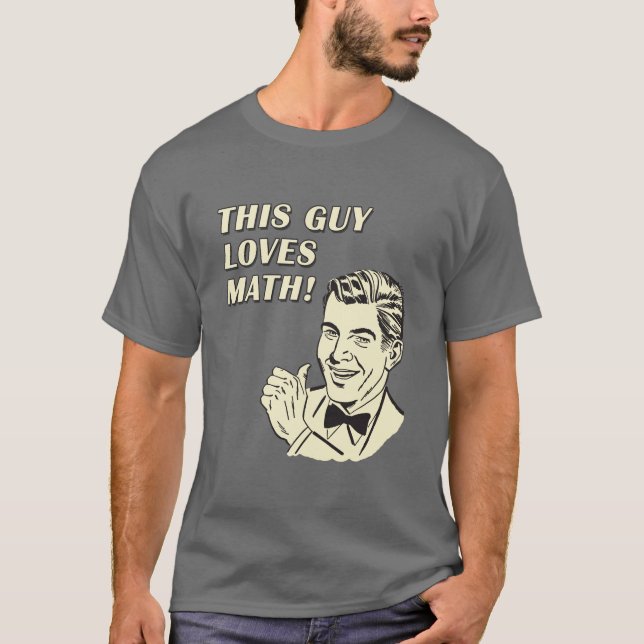 Camiseta Este individuo ama la matemáticas - clip art (Anverso)