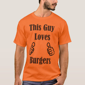 Camiseta Este individuo ama las hamburguesas