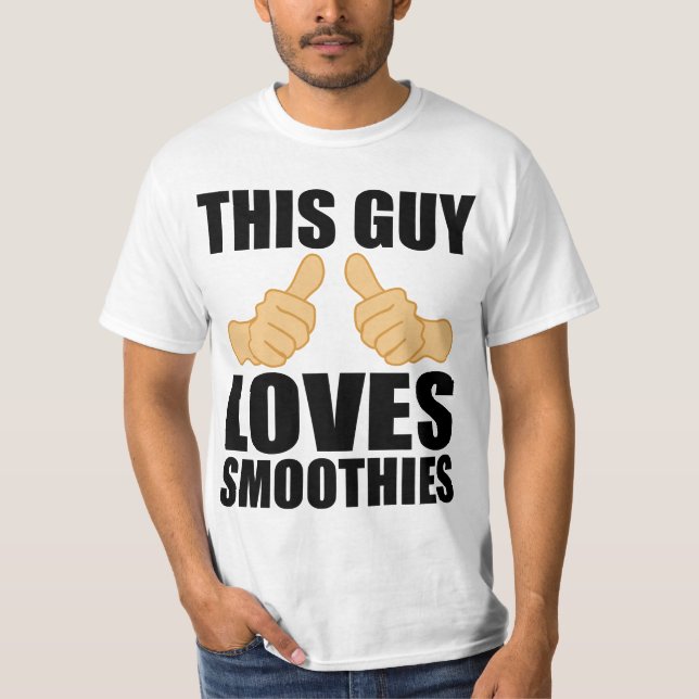CAMISETA ESTE INDIVIDUO AMA LOS SMOOTHIES (Anverso)