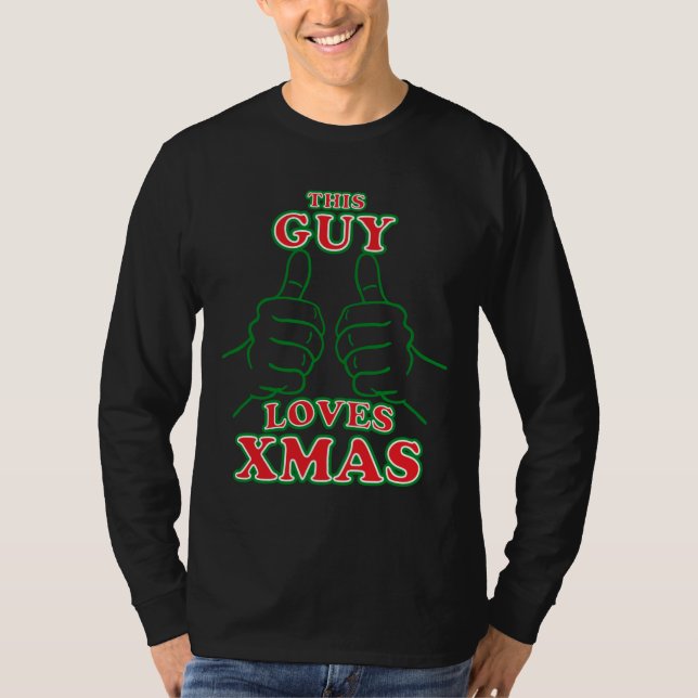 Camiseta Este individuo ama Navidad (Anverso)