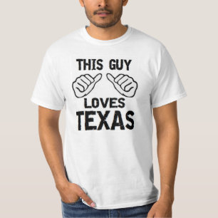 Camiseta este individuo ama Tejas