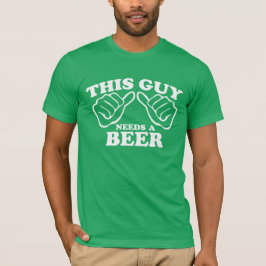 Camiseta Este individuo necesita una cerveza