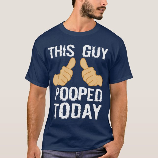 CAMISETA ESTE INDIVIDUO POOPED HOY (Anverso)