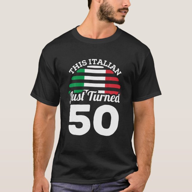 Camiseta Este italiano acaba de cumplir 50 años en Italia 5 (Anverso)