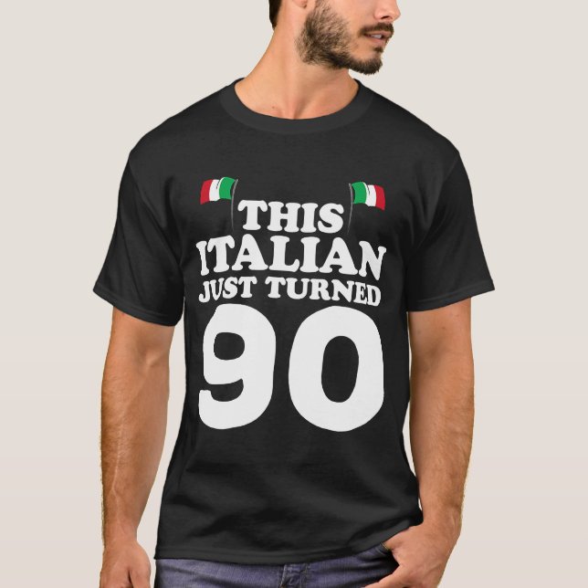 Camiseta Este italiano acaba de cumplir 90 años en Italia 9 (Anverso)